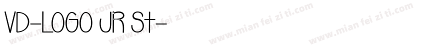 VD-LOGO JR St字体转换